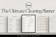 The Ultimate Cleaning Planner Canva, a Presentation Template by HelloKarla (Thumbnail 1 of 7)