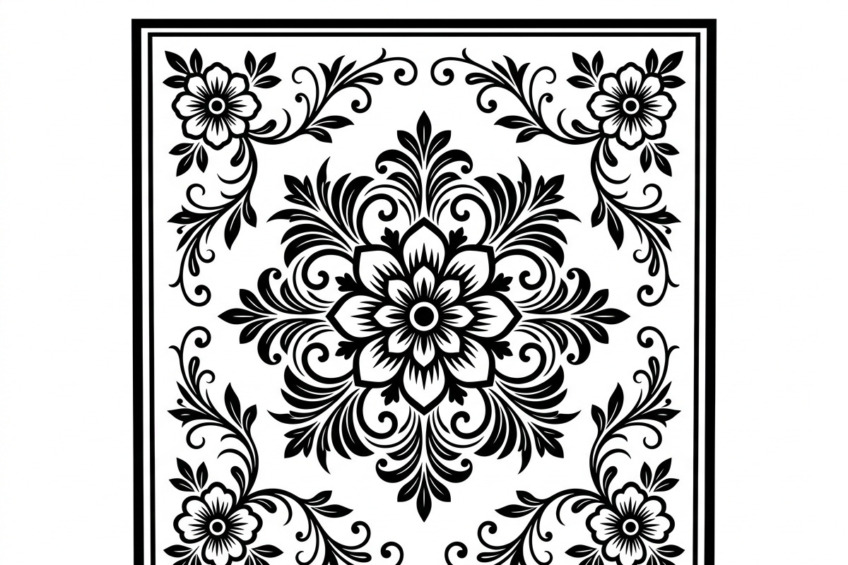 50 Elegant Floral Ornament Bundle, a Decorative Illustration by Amazin_art (Photo 9 of 29)