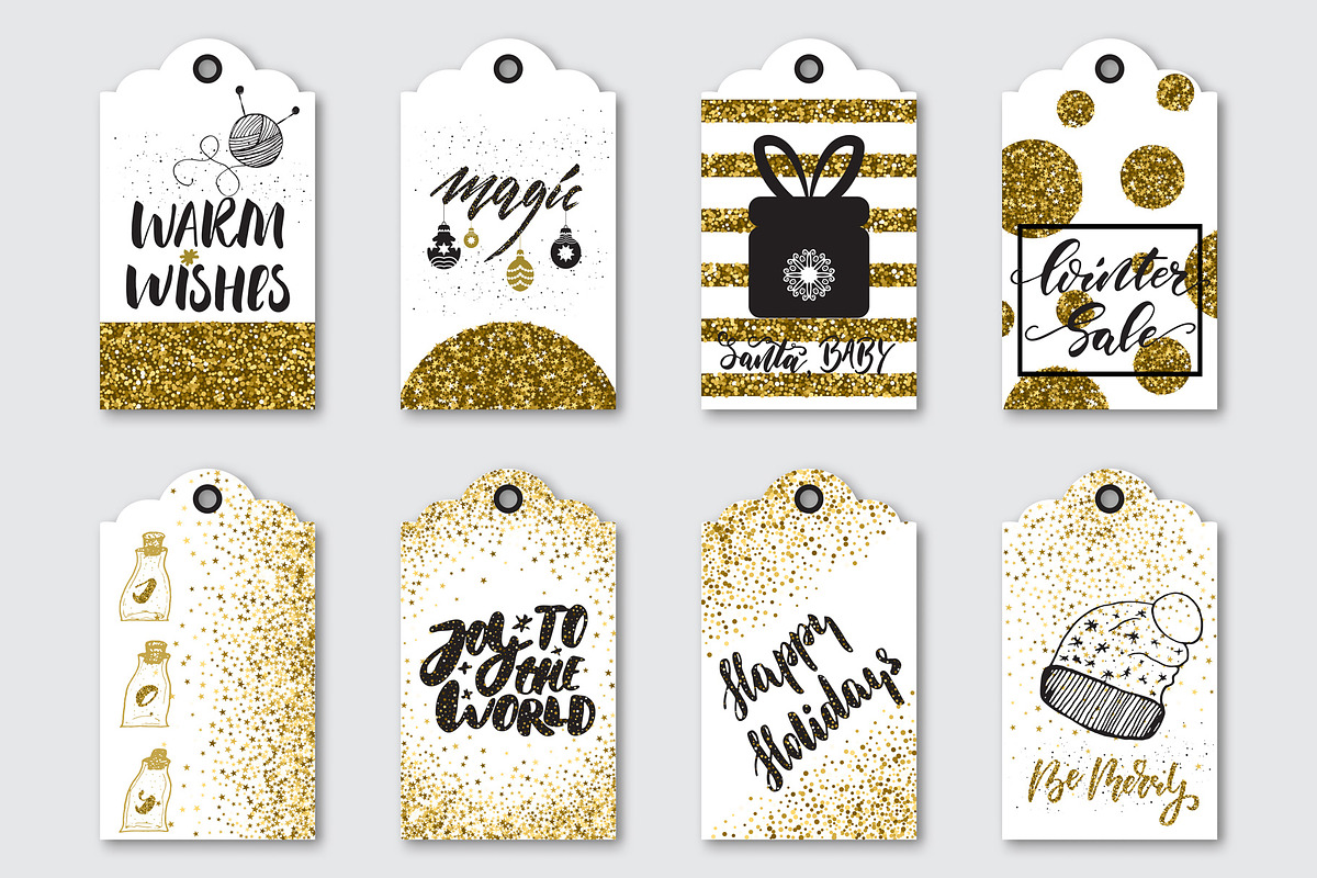 Christmas Gift Tag Templates, a Card Template by OlgaRom (Photo 5 of 7)
