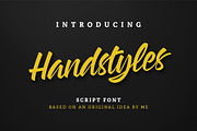 Handstyles, a Font by Font Bundles (Thumbnail 1 of 6)