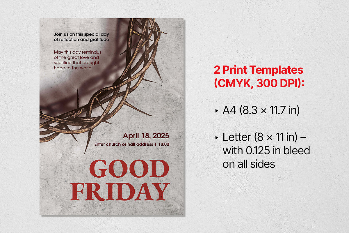 Good Friday Templates – PSD, a Print Template by Chist Design (Photo 2 of 3)