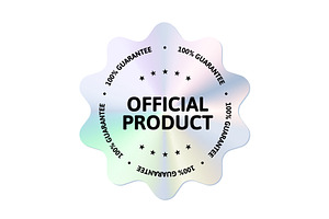 Official product guarantee badge, an Object Illustration by Woters little shop
