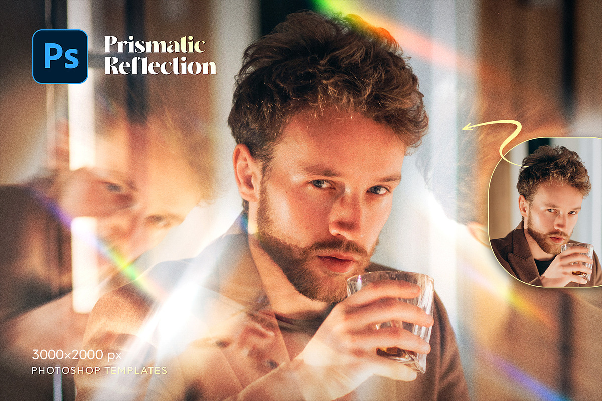 Prismatic Reflection Photo Effect, a Layer Style Add-On by Andrew Skoch Design (Photo 5 of 6)