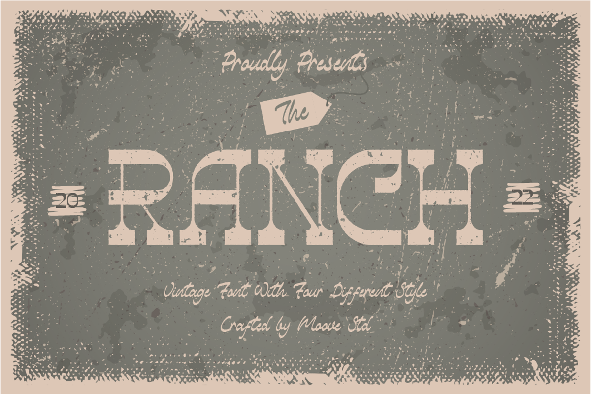 The Ranch | Vintage Font Duo, a Serif Font by Moove Studio (Photo 1 of 12)