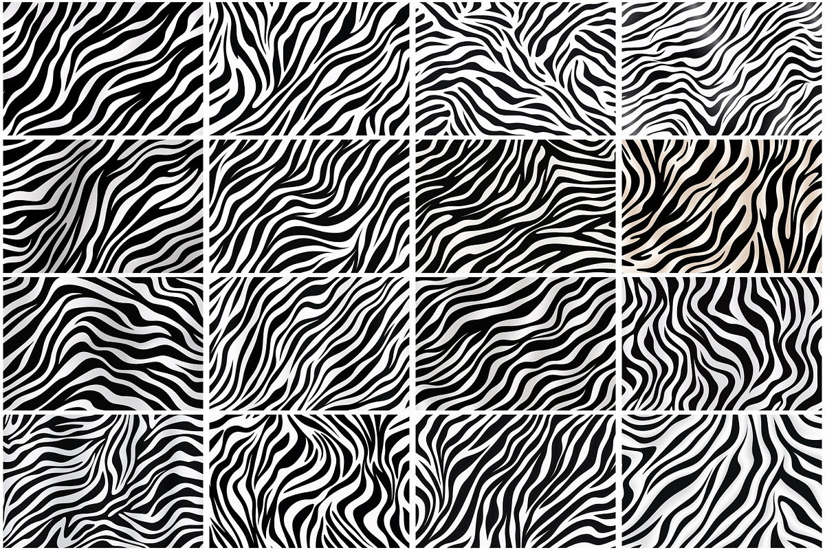 Zebra Stripes Background, a Texture Graphic by Forhadx5 (Photo 3 of 11)