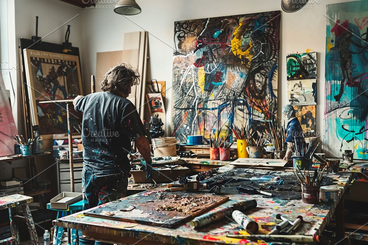 85 Artists in studio, an Arts & Entertainment Photo by Handmadefont (Photo 72 of 88)