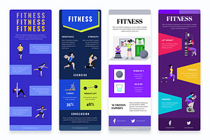 Fitness Infographic Templates