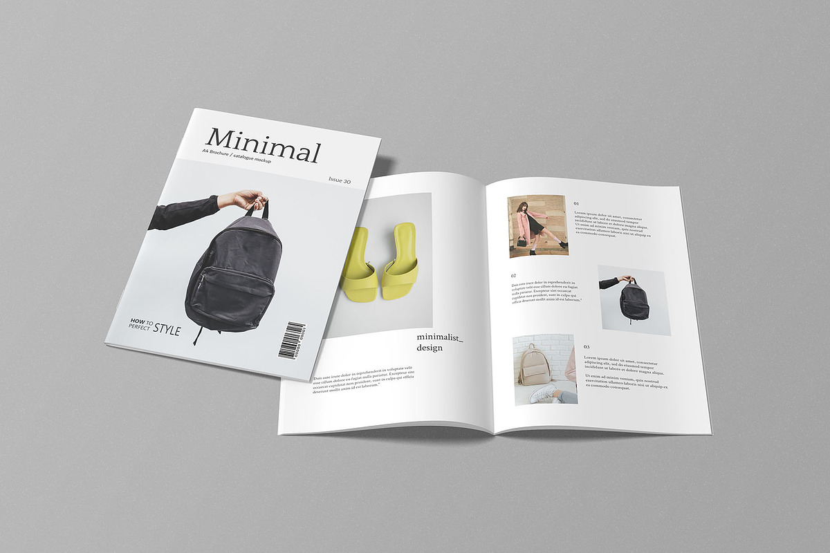 A4 Brochure / Catalog Mockup, a Books & Magazine Mockup by Hokagata (Photo 7 of 14)