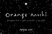 Orange Mochi - Display Font, a Slab Serif Font by Diacritics (Thumbnail 1 of 6)