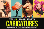 511 Ai Art Prompts For Caricatures, an Illustration by Sevenstyles (Thumbnail 1 of 22)