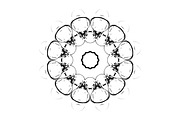 Ornamental Black White Mandala Pack, a Decorative Illustration by NJ Himel (Thumbnail 55 of 103)
