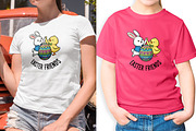 Kids Easter Bunny and Chick Friends, a Seasonal Illustration by Ghagra (Thumbnail 4 of 7)