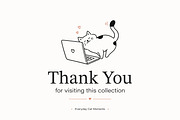 Cat Vector Illustrations, an Animal Illustration by Gomolach (Thumbnail 8 of 8)
