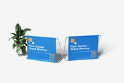 Floor Banner Stand Mockup, an Advertising Mockup by bimockup (Thumbnail 4 of 6)