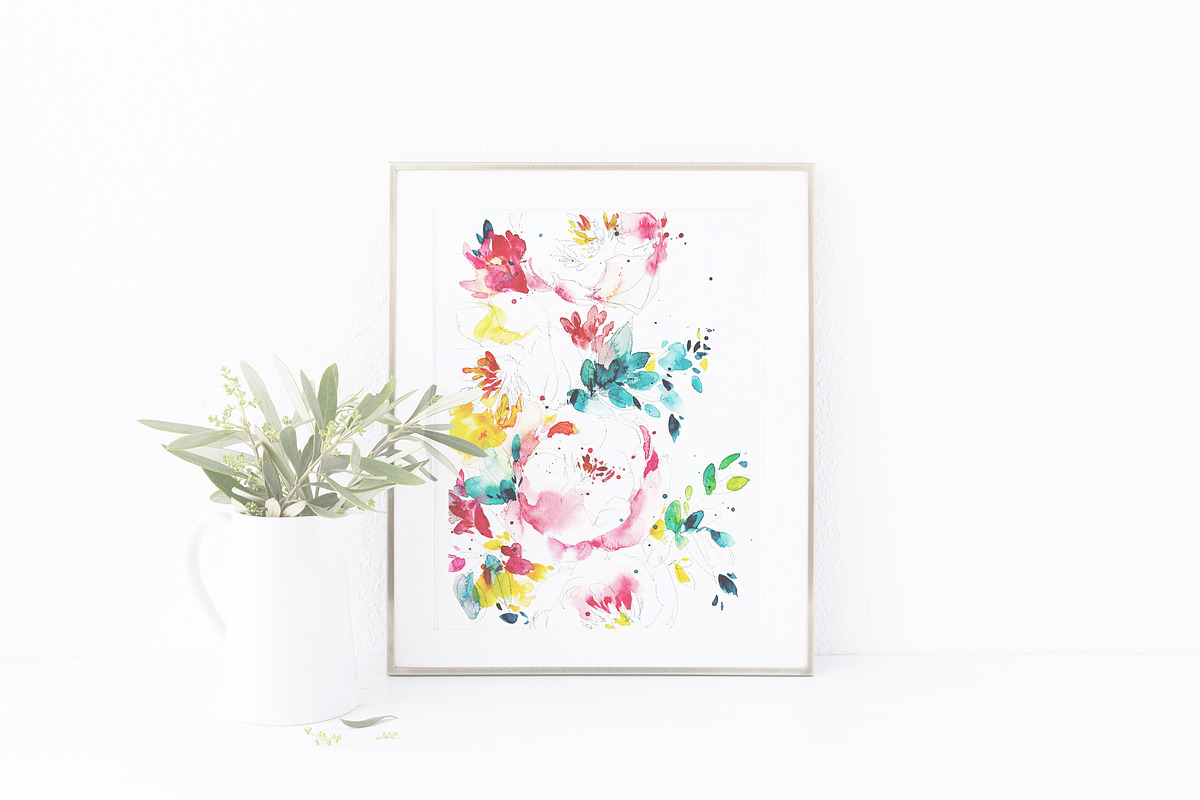 Flower wedding card set, a Card Template by TurquoiseDesign (Photo 6 of 6)