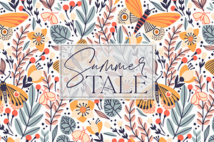 SUMMER TALE Seamless Pattern