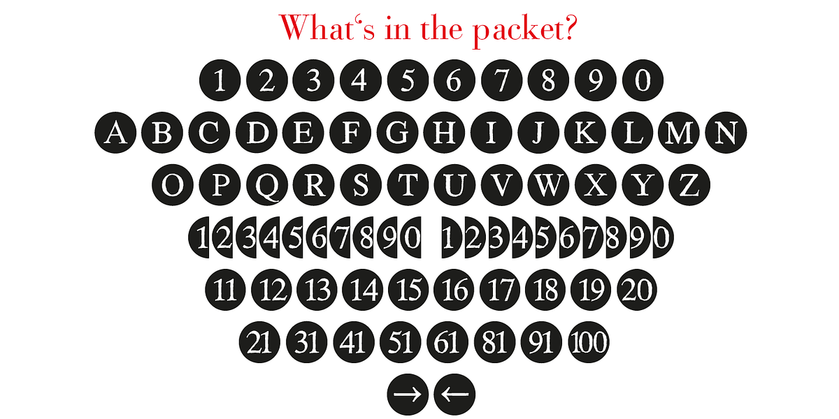 Bullets, a Symbol Font by Wiescher-Design (Photo 2 of 14)