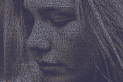 Text Portrait Photoshop Actions, an Action Add-On by Marvel (Thumbnail 4 of 5)