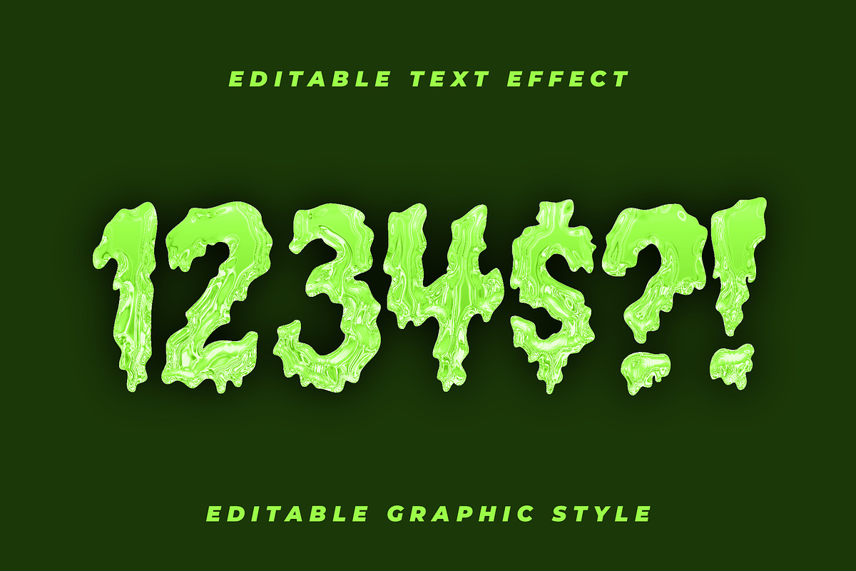 Slime Horror Text Effect preview 2