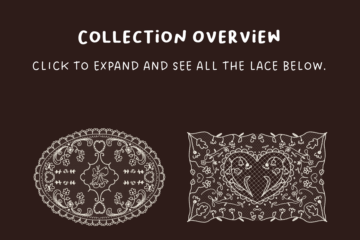 Meadow Heirloom – 55 Hand Drawn Lace, an Object Graphic by The Journey Atelier (Photo 5 of 22)
