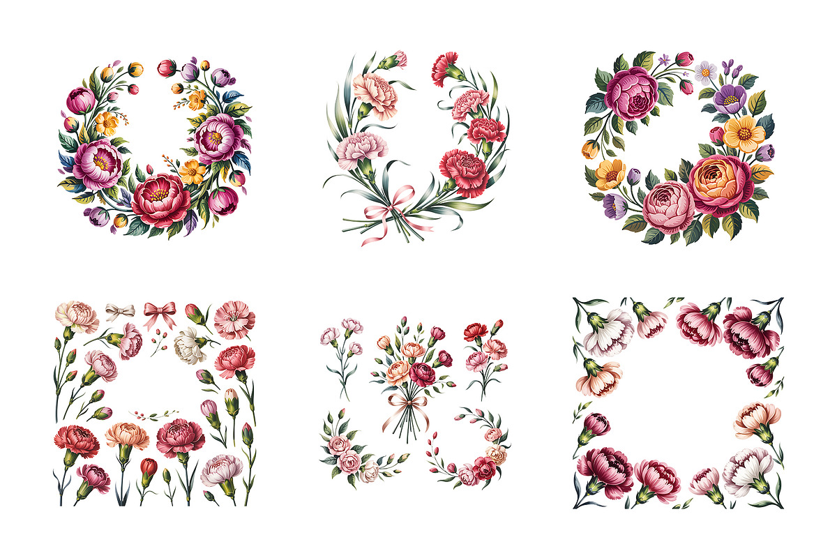Watercolor Flowers in Soft Pastels, a Decorative Illustration by ForhadGFX (Photo 8 of 11)