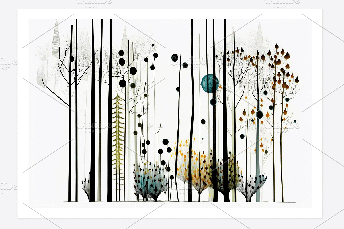 Fore Collection · The Forest, a Decorative Illustration by milatovar (Photo 9 of 14)