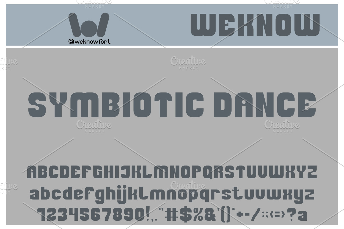 Mushroom font, a Sans Serif Font by weknow (Photo 5 of 5)