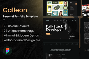 Galleon Personal Portfolio Template