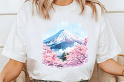 Watercolor Japan Clipart, a Seasonal Illustration by designcity5 (Thumbnail 3 of 5)