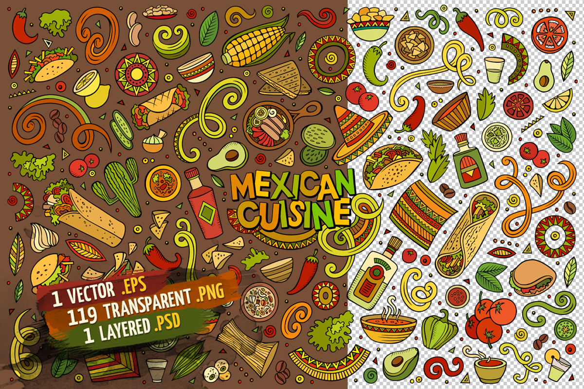 Mexican Food Objects Set, an Object Graphic by BALABOLKA (Photo 2 of 4)