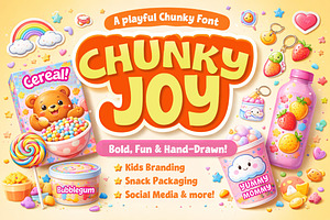 Chunky Joy, a Handwritten Font by Art StoreID