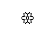 Minimalist Modern Flower Logo, a Branding & Logo Template by Luxury Logos (Thumbnail 3 of 4)