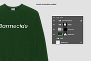 Heavy weight crewneck mockup, a Hoody Mockup by Barmecide Mockup Studio (Thumbnail 3 of 3)