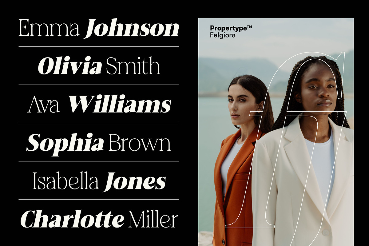 Felgiora, a Serif Font by Propertype (Photo 10 of 16)