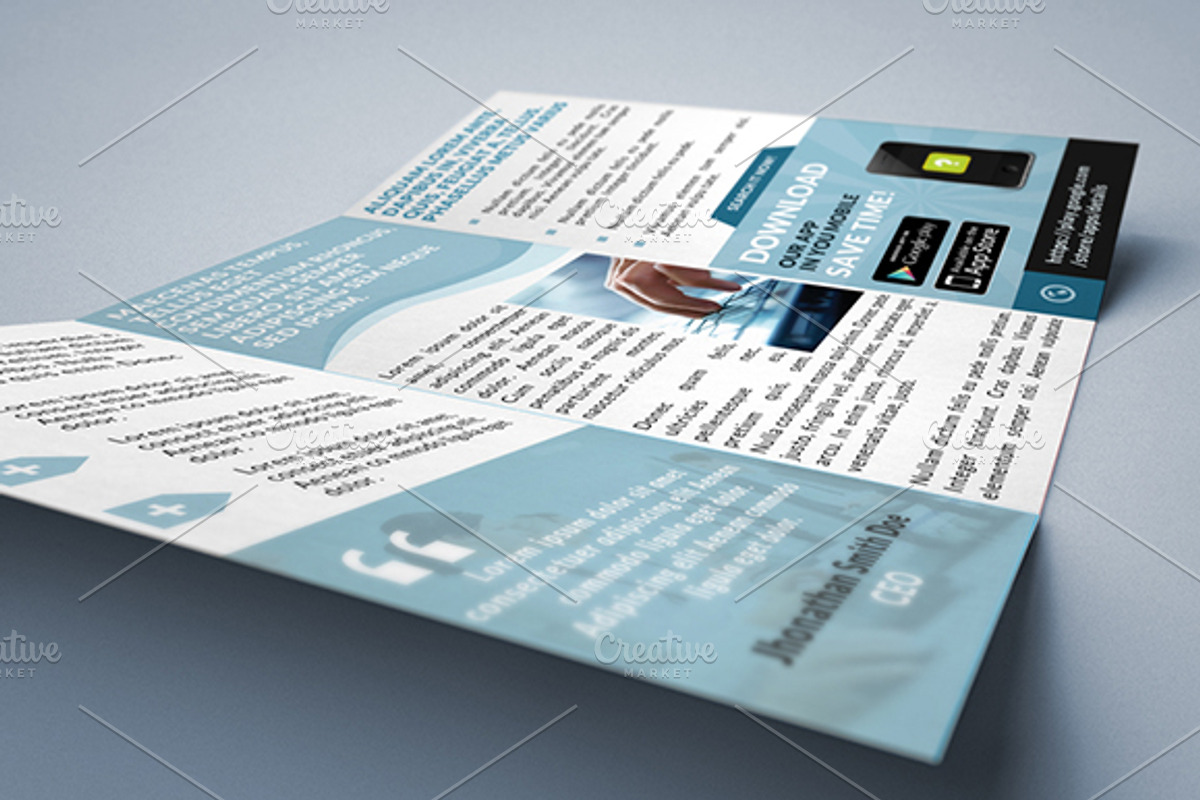 Multipurpose Trifold Brochure, a Brochure Template by WonderShop (Photo 3 of 4)