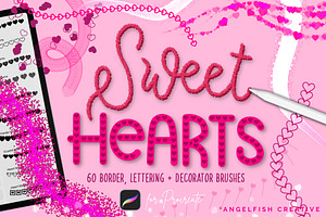 Sweet Hearts Brush Set for Procreate