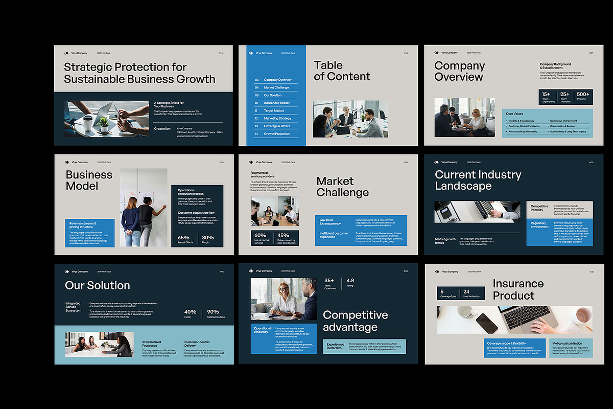 VIRYA | Marketing Proposal Deck PPT, a Presentation Template by Neermana (Photo 2 of 4)