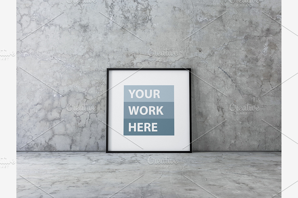 Poster Frame Mockup Set, a Print Template by GreatFruit (Photo 5 of 8)