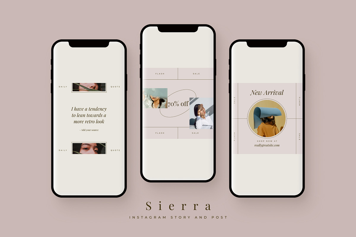 Sierra - Instagram Stories and Post, a Social Media Template by MYDesign (Photo 3 of 5)