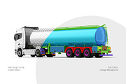 Tank Trailer Truck Mockup Set, an Advertising Mockup by Country4k (Thumbnail 2 of 4)