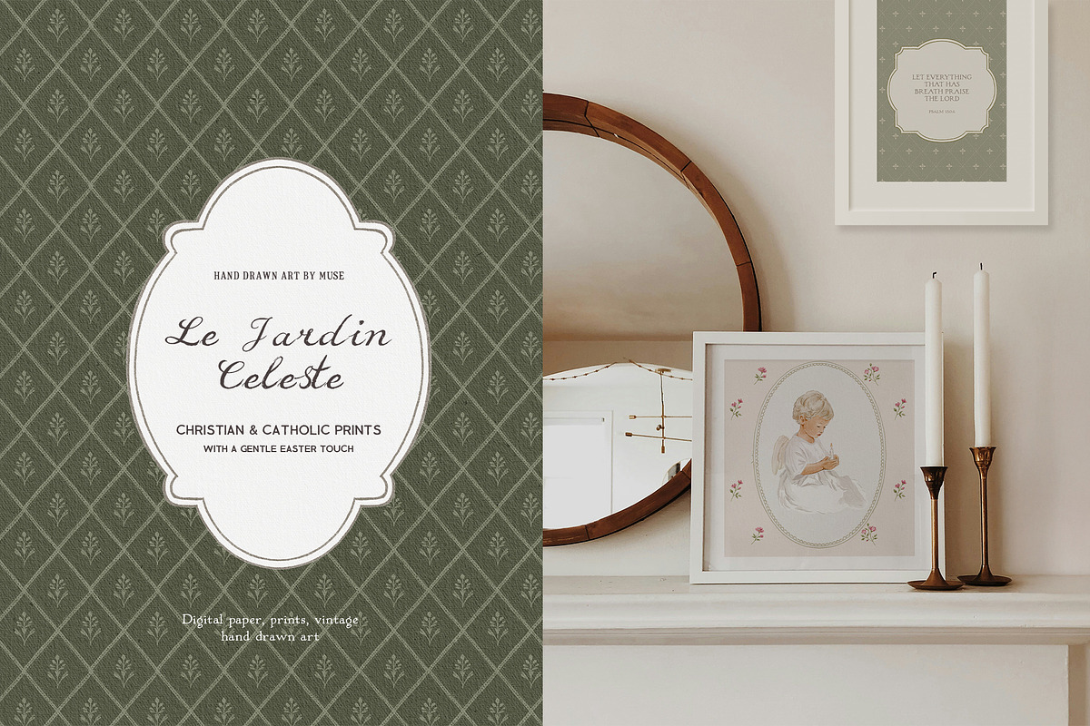 Le Jardin Céleste Christian Prints, a Background Graphic by Muse Artist (Photo 11 of 26)