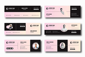 Creative Email Signature Layout, an Email Template by ContestDesign