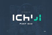 Ichiji – A Strong Modern Font Duo, a Sans Serif Font by FactoryType Studio (Thumbnail 1 of 5)
