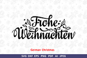 Frohe Weihnachten Deutschland svg, an Object Graphic by Zoya Miller (Thumbnail 1 of 7)
