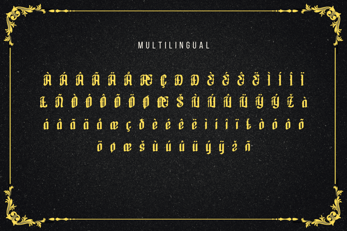 Gadevox, a Blackletter Font by twinstd (Photo 10 of 12)