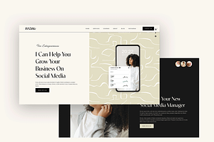 Squarespace 7.1 Template: Social