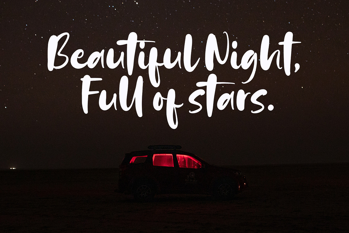 Bounches Font, a Script Font by trustha (Photo 10 of 14)