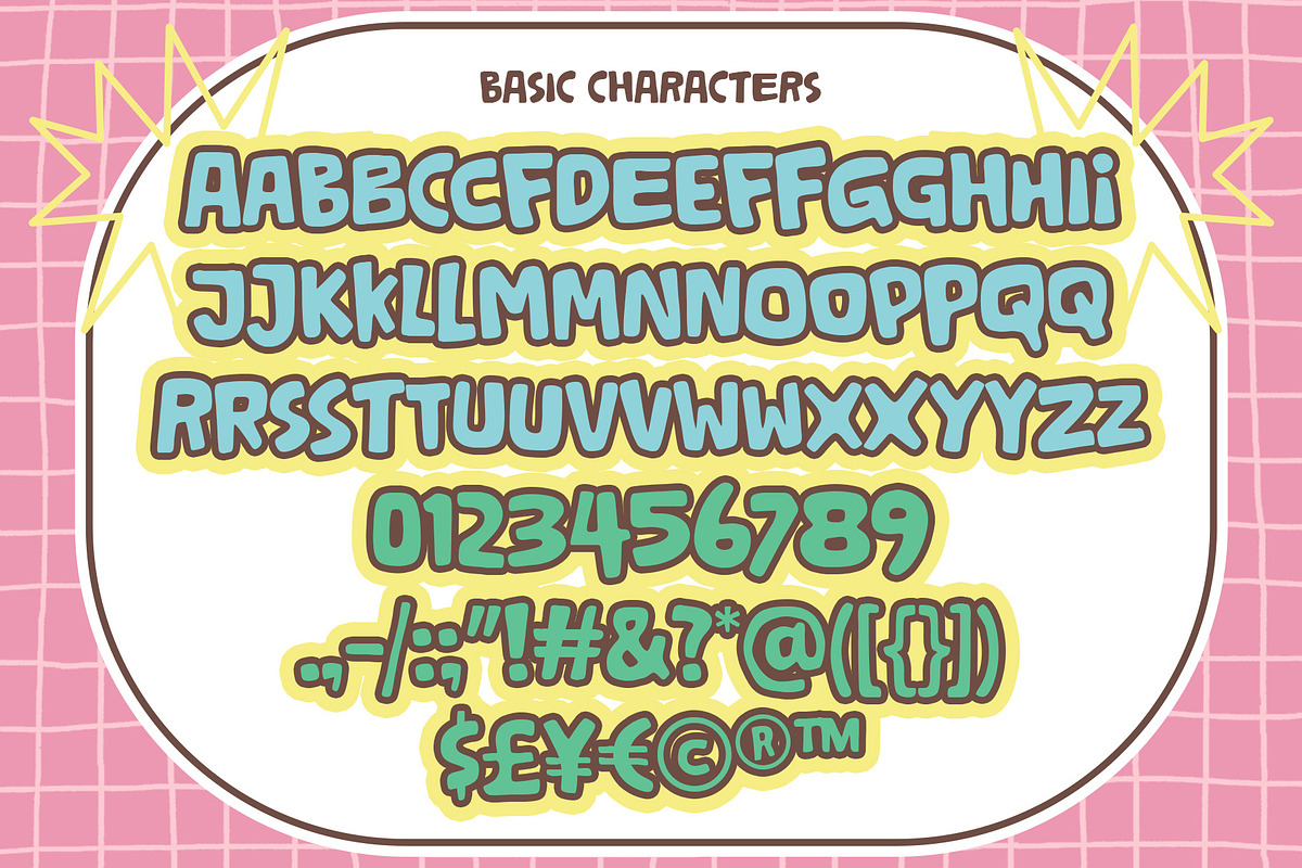 Bouncy Bites – Playful Font, a Sans Serif Font by Salamahtype (Photo 8 of 8)