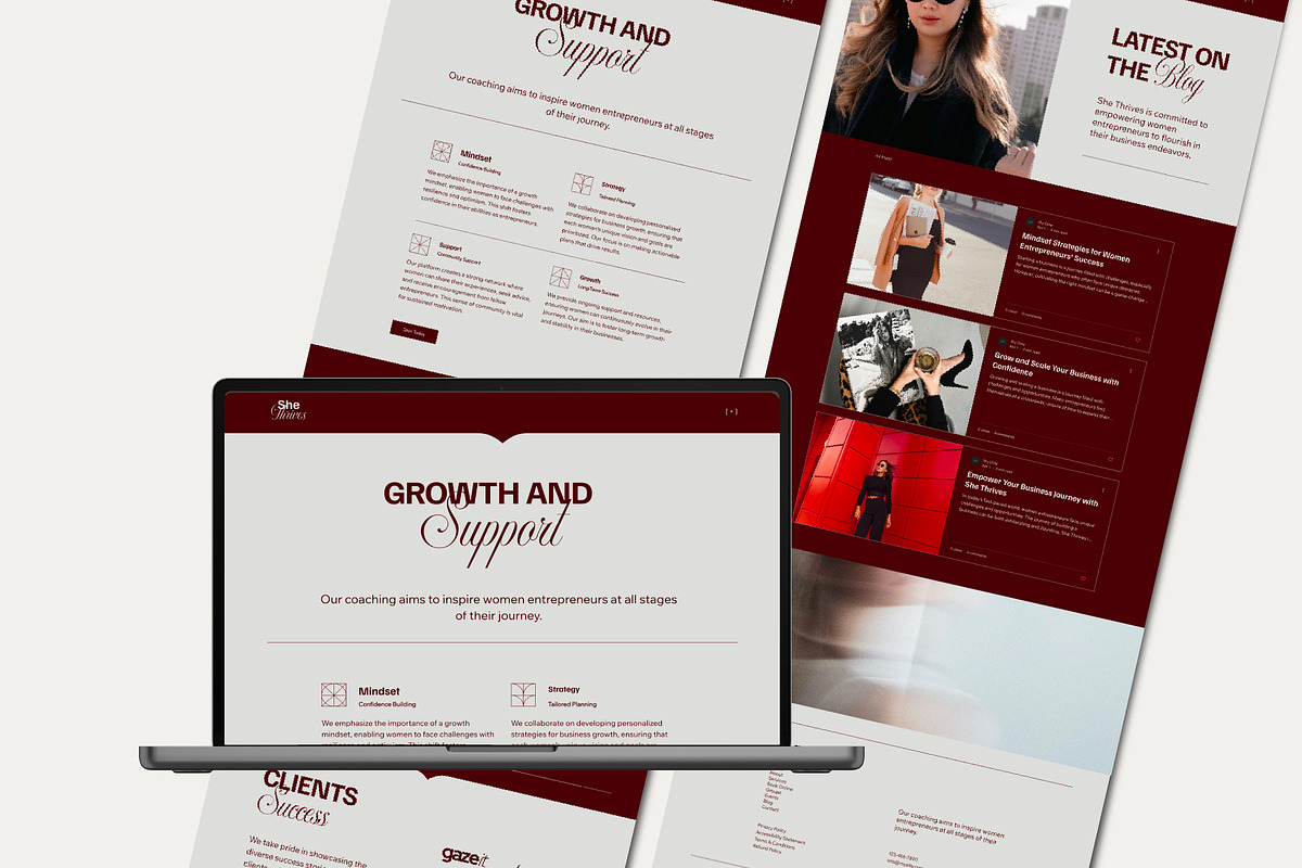 Business Coaching Wix Website, a Wix Template by Sky Dore Design (Photo 8 of 11)