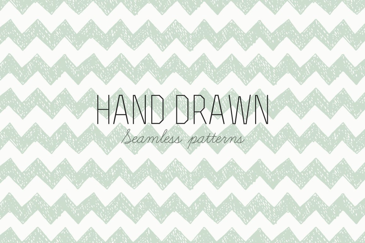 Bundle hand drawn patterns, a Pattern Graphic by Magnia (Photo 5 of 17)